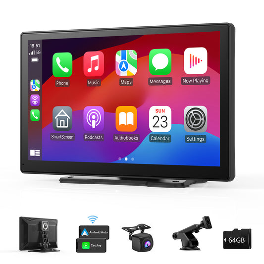 Wireless Apple CarPlay & Android Auto Portable Carplay Radio